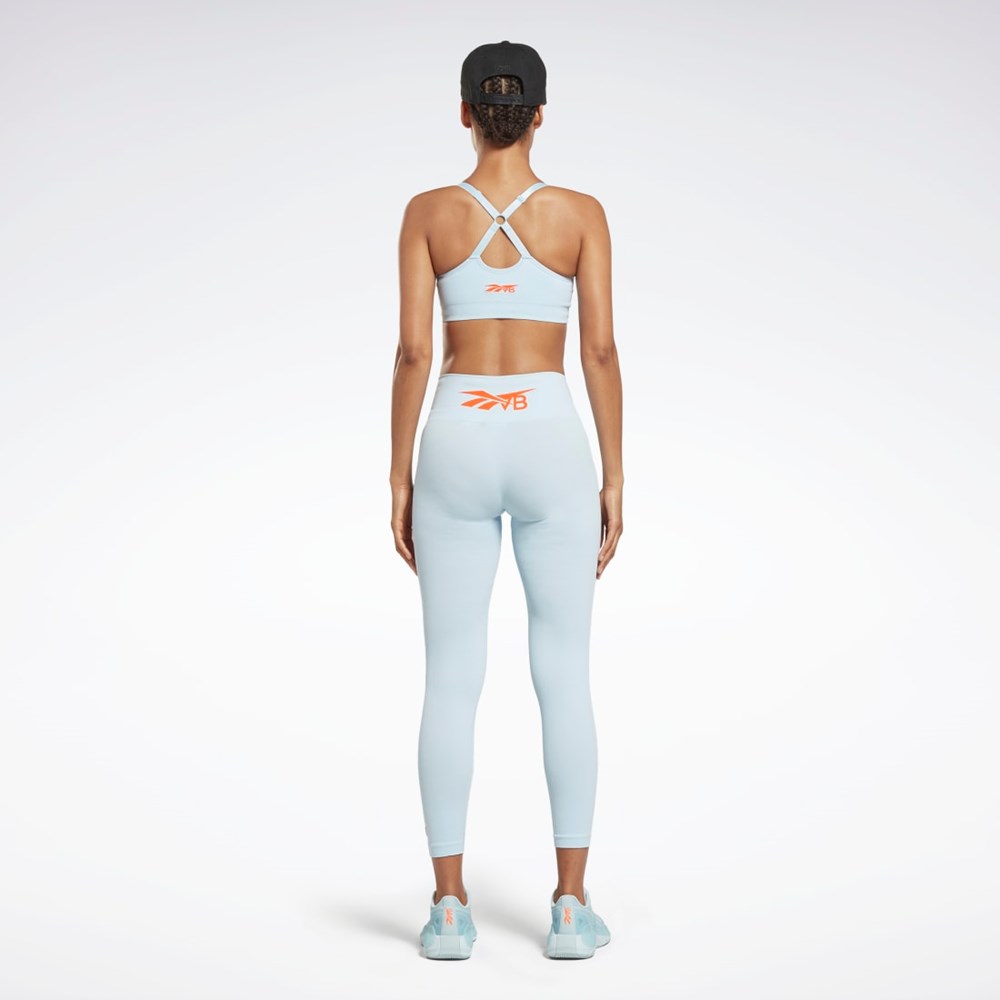 Reebok Victoria Beckham Light-Impact Seamless Bra Fresh Blue F17-R | HS9957