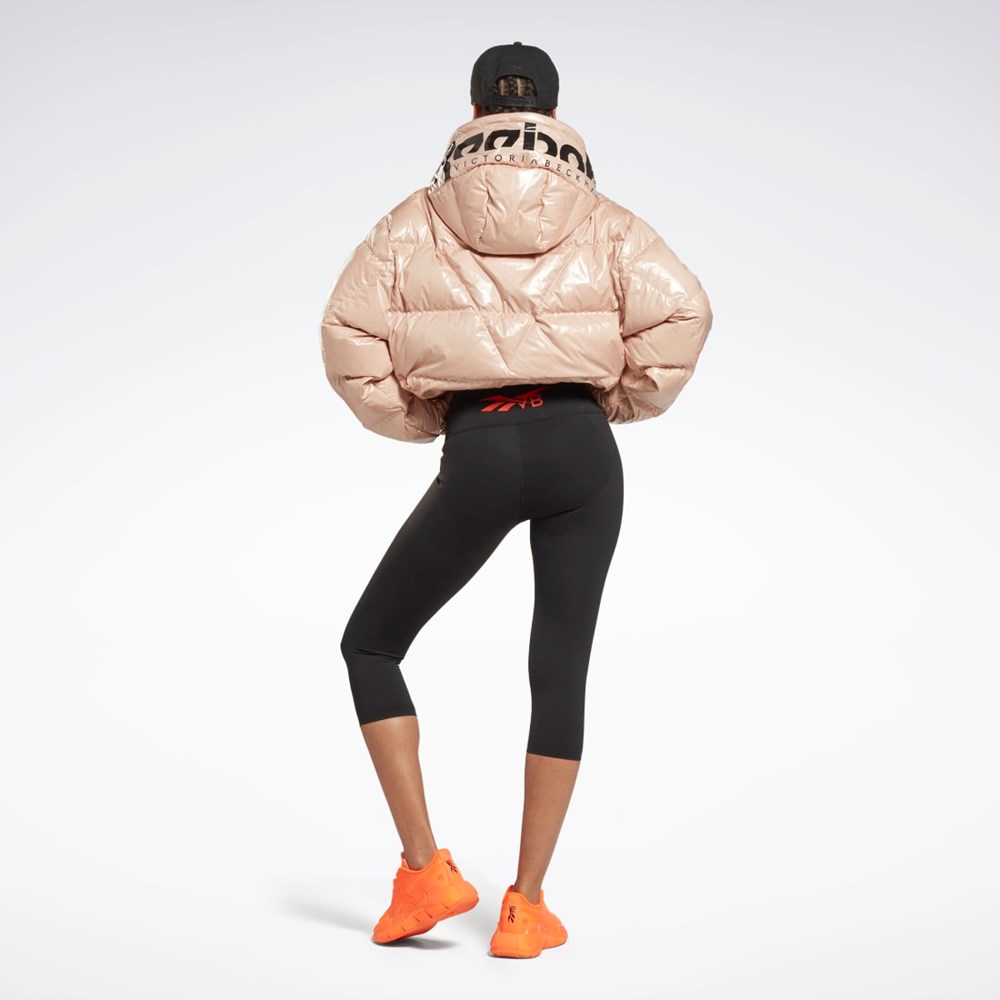 Reebok Victoria Beckham Puffer Jacket Soft Ecru | HU0421