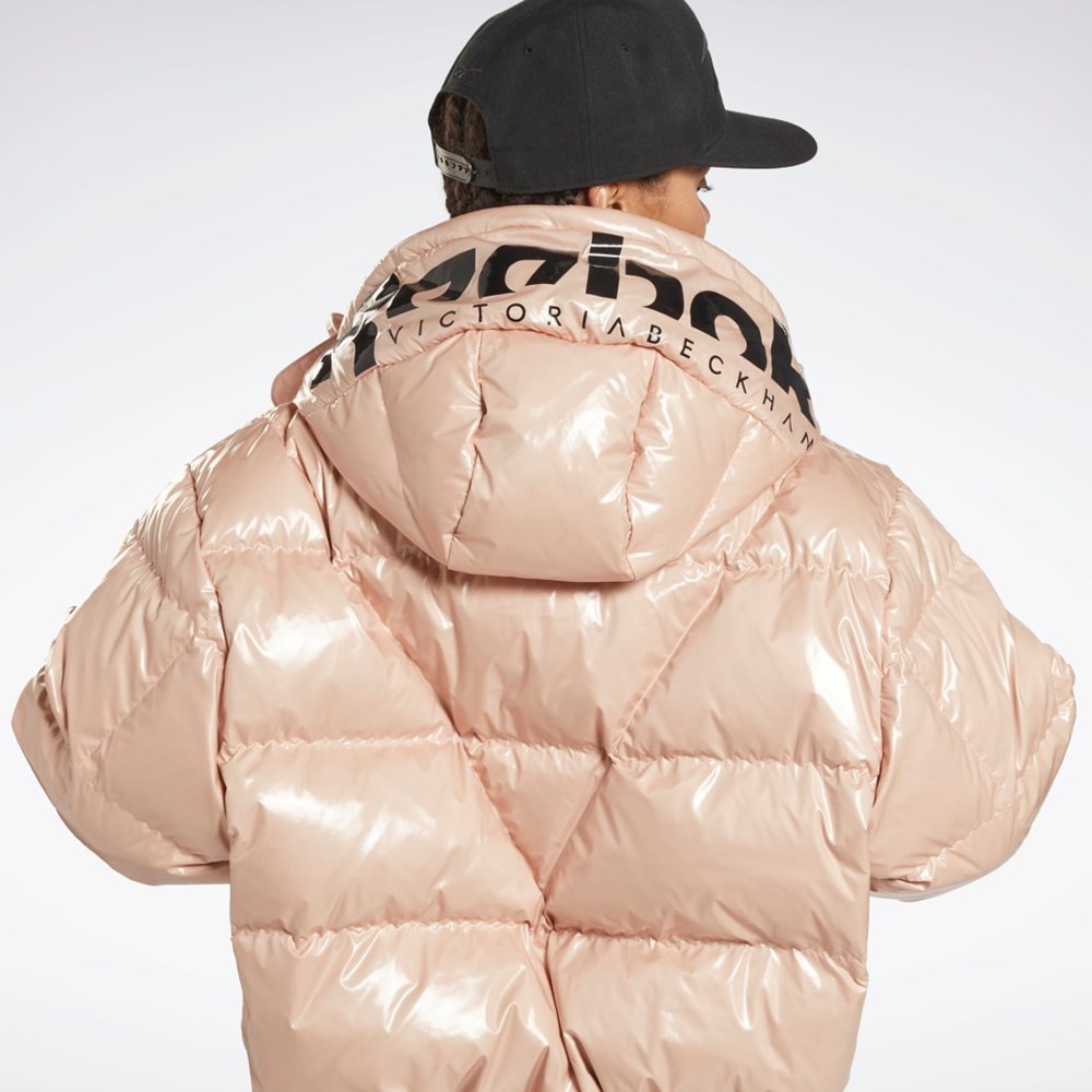 Reebok Victoria Beckham Puffer Jacket Soft Ecru | HU0421