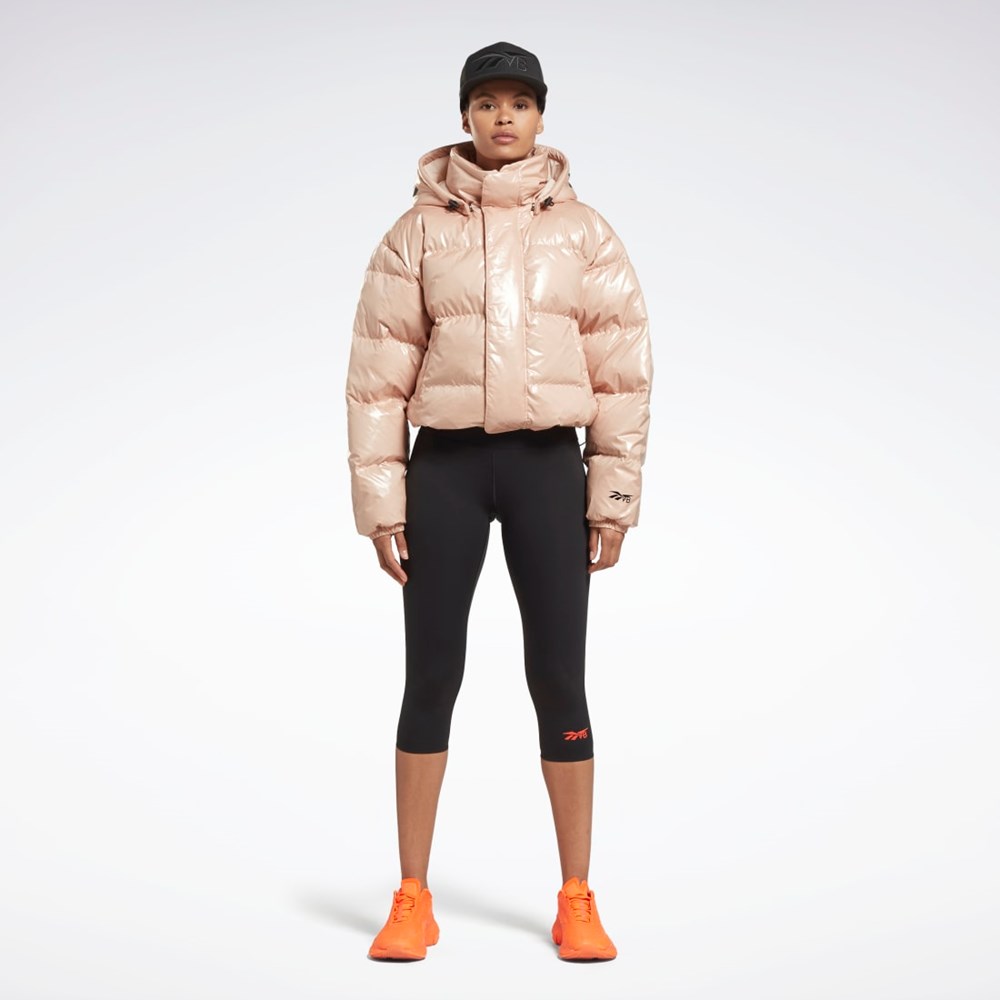 Reebok Victoria Beckham Puffer Jacket Soft Ecru | HU0421