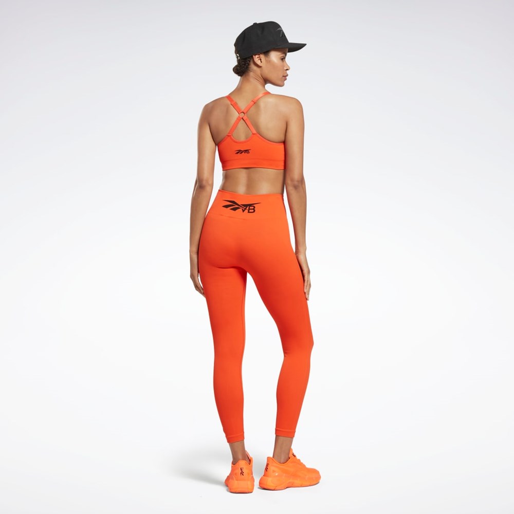 Reebok Victoria Beckham Seamless Leggings Ultima Orange | HS9956