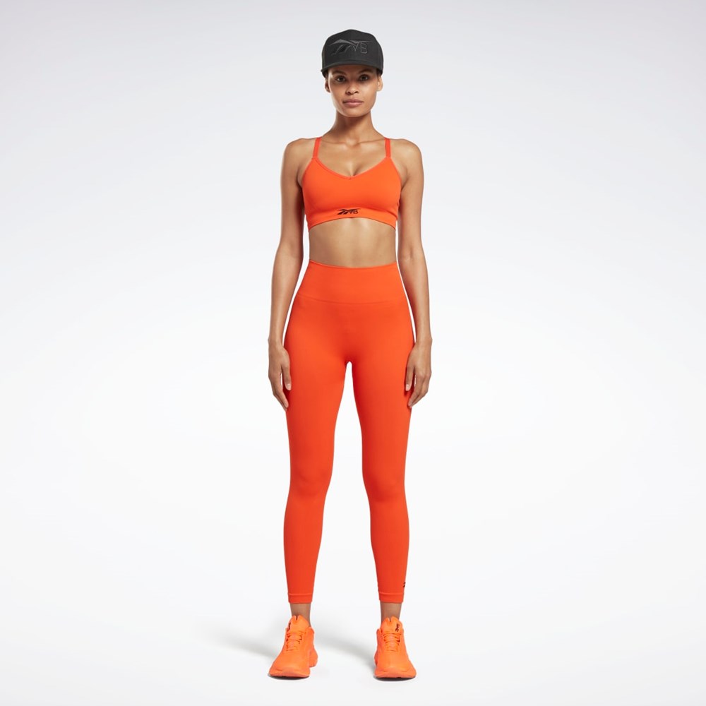 Reebok Victoria Beckham Seamless Leggings Ultima Orange | HS9956