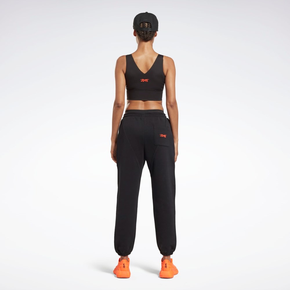 Reebok Victoria Beckham Straight Leg Joggers Black / Ultima Orange | HG7333