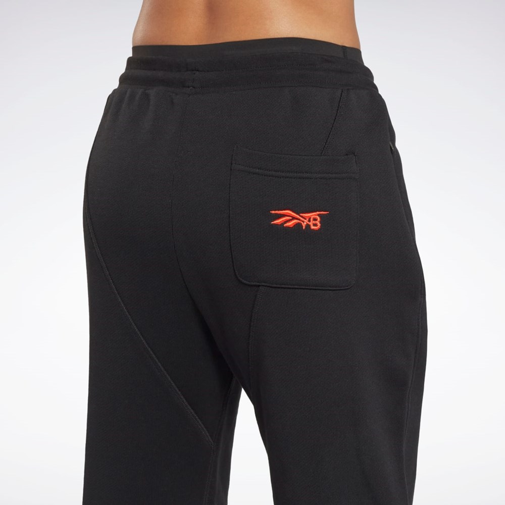 Reebok Victoria Beckham Straight Leg Joggers Black / Ultima Orange | HG7333