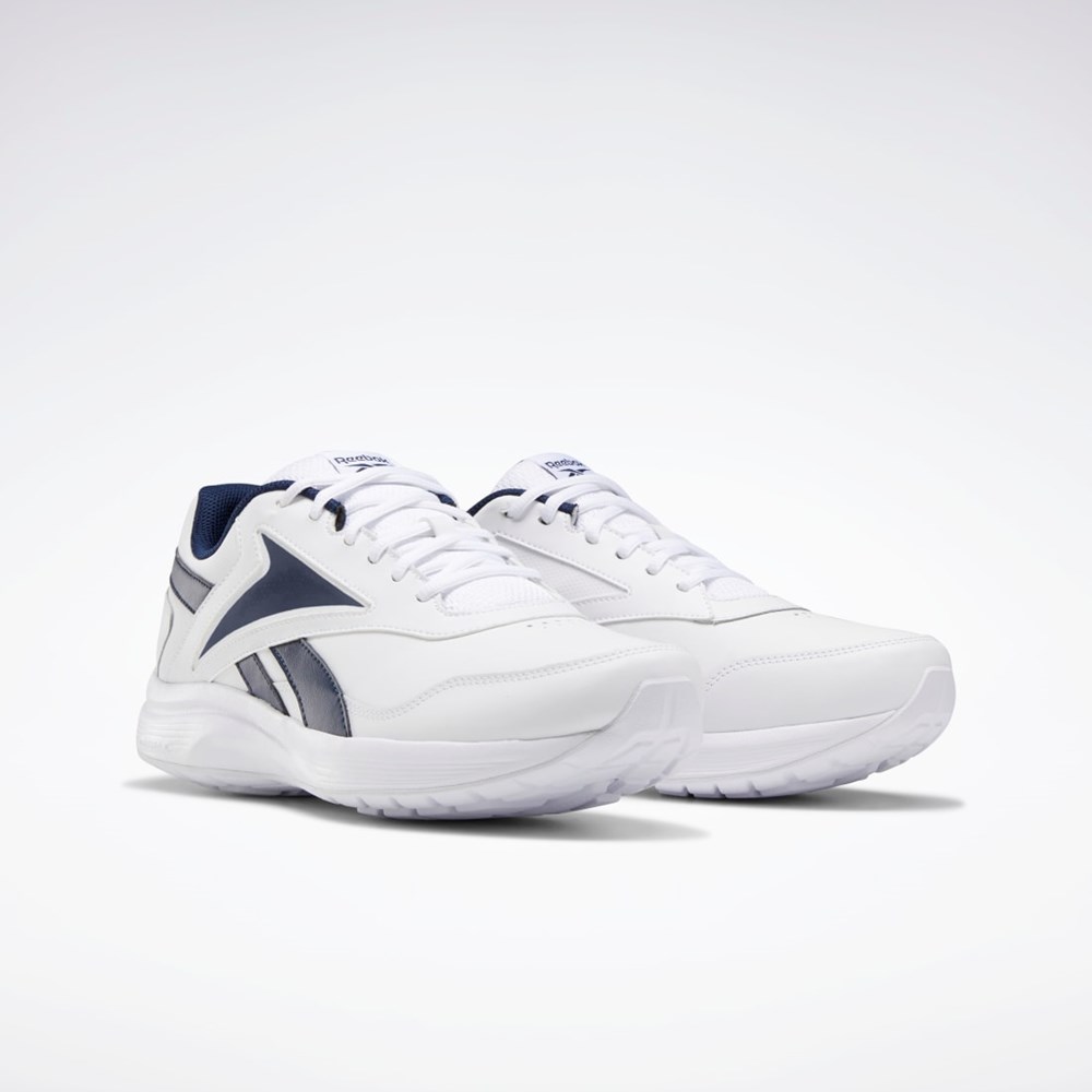 Reebok Walk Ultra 7 DMX MAX Shoes WHITE / Collegiate Navy / Collegiate Royal | EH0862