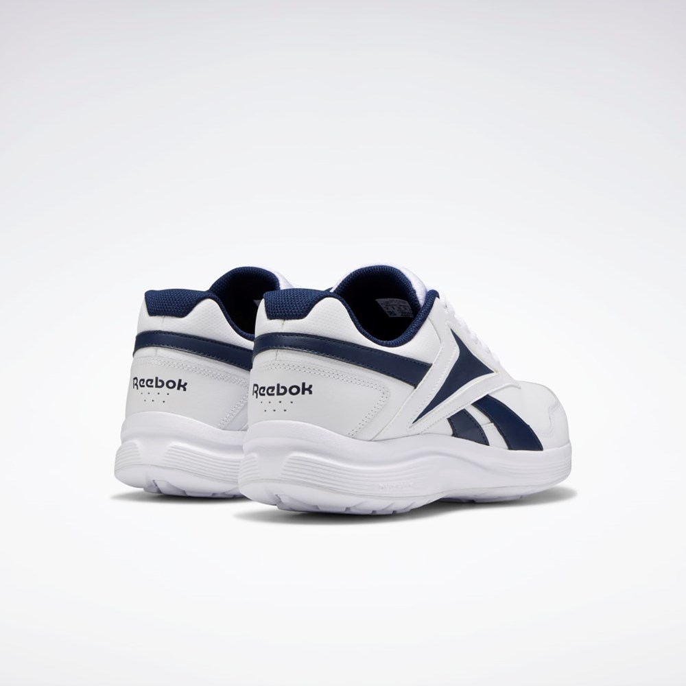 Reebok Walk Ultra 7 DMX MAX Shoes WHITE / Collegiate Navy / Collegiate Royal | EH0862