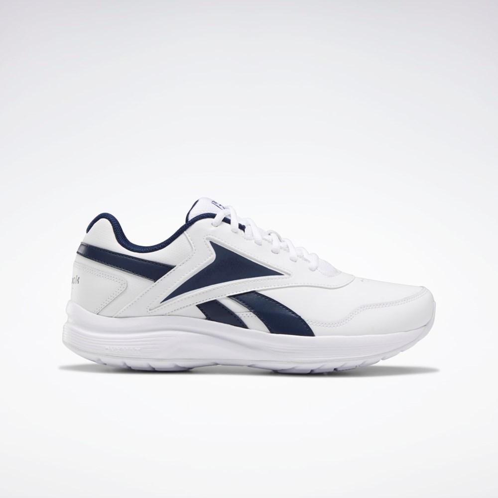 Reebok Walk Ultra 7 DMX MAX Shoes WHITE / Collegiate Navy / Collegiate Royal | EH0862