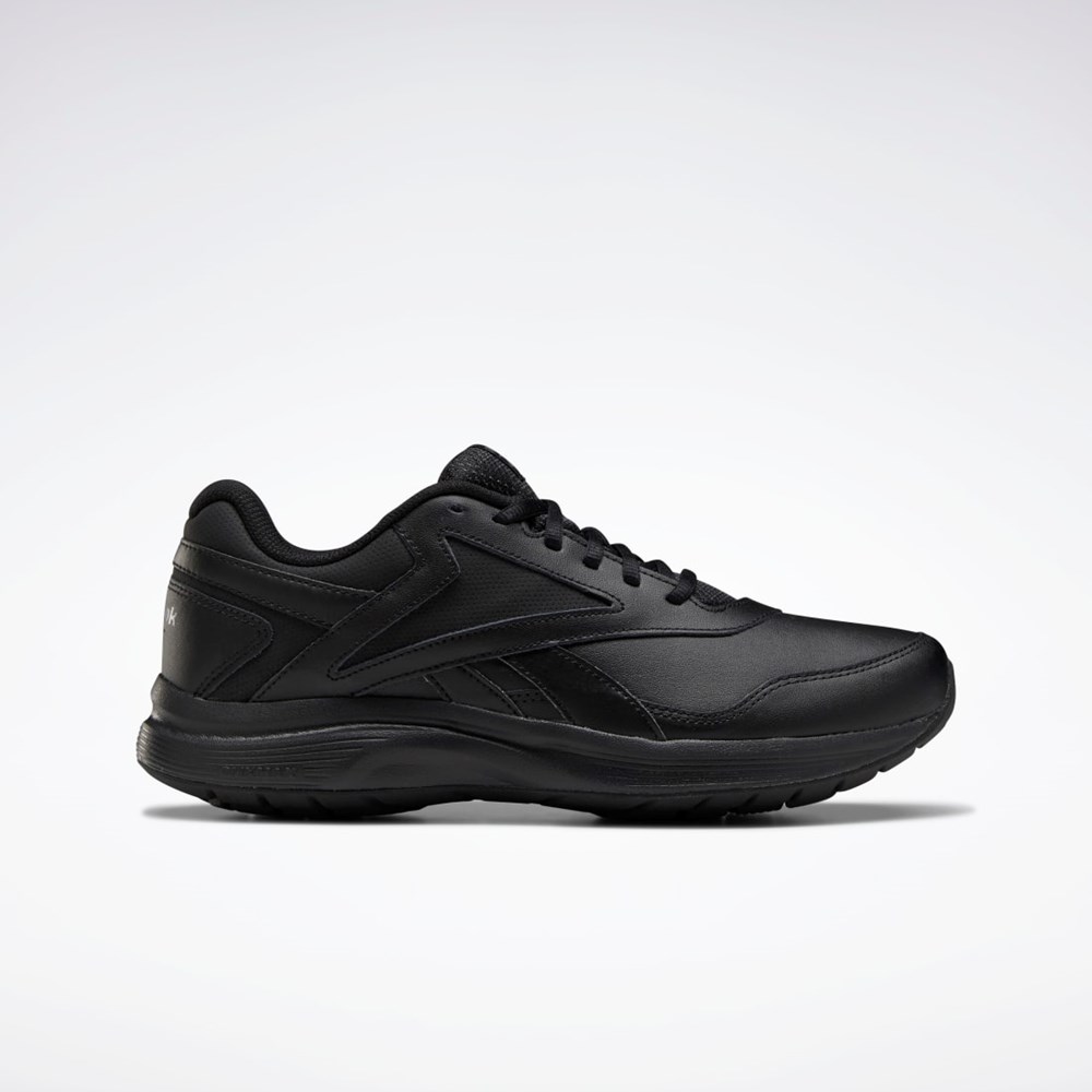 Reebok Walk Ultra 7 DMX MAX Wide Shoes Black / Cold Grey / Collegiate Royal | FU7142