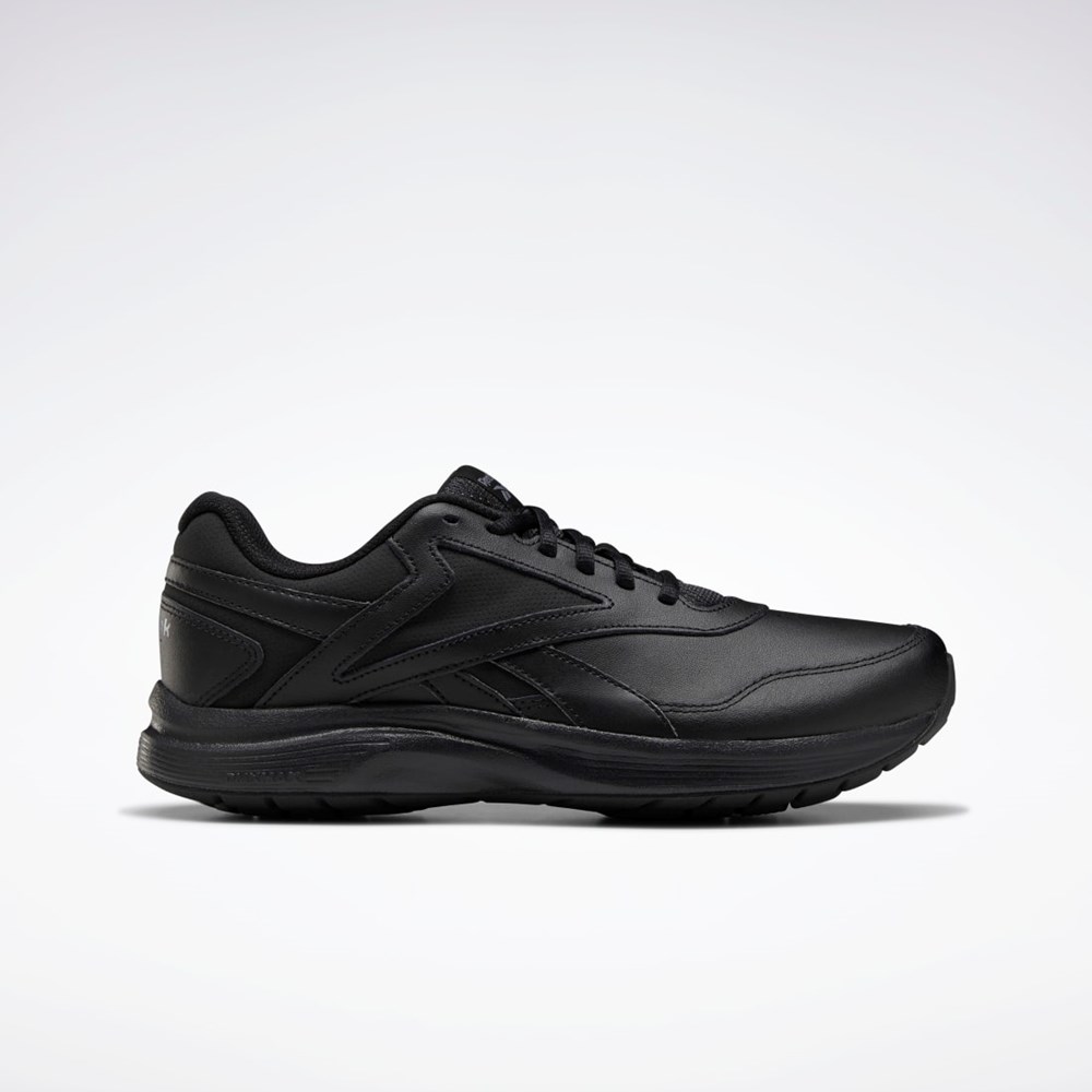 Reebok Walk Ultra 7 DMX MAX Wide Shoes Black / Cold Grey / Collegiate Royal | FU7282