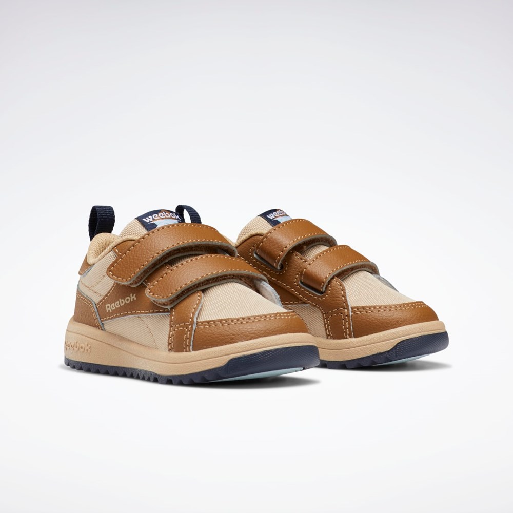 Reebok Weebok Clasp Low Shoes - Toddler Wild Brown / Sahara / Vector Navy | GV8552