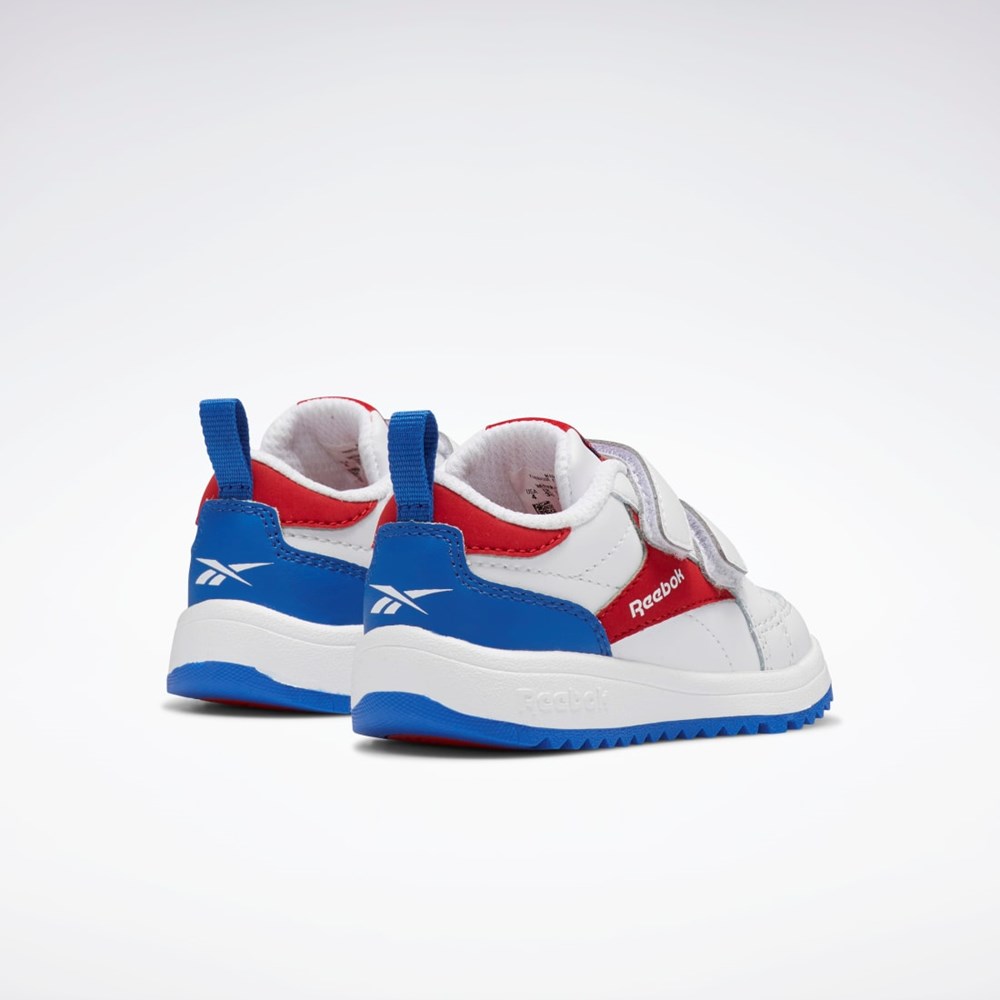 Reebok Weebok Clasp Low Shoes - Toddler Ftwr White / Vector Red / Vector Blue | GV8553