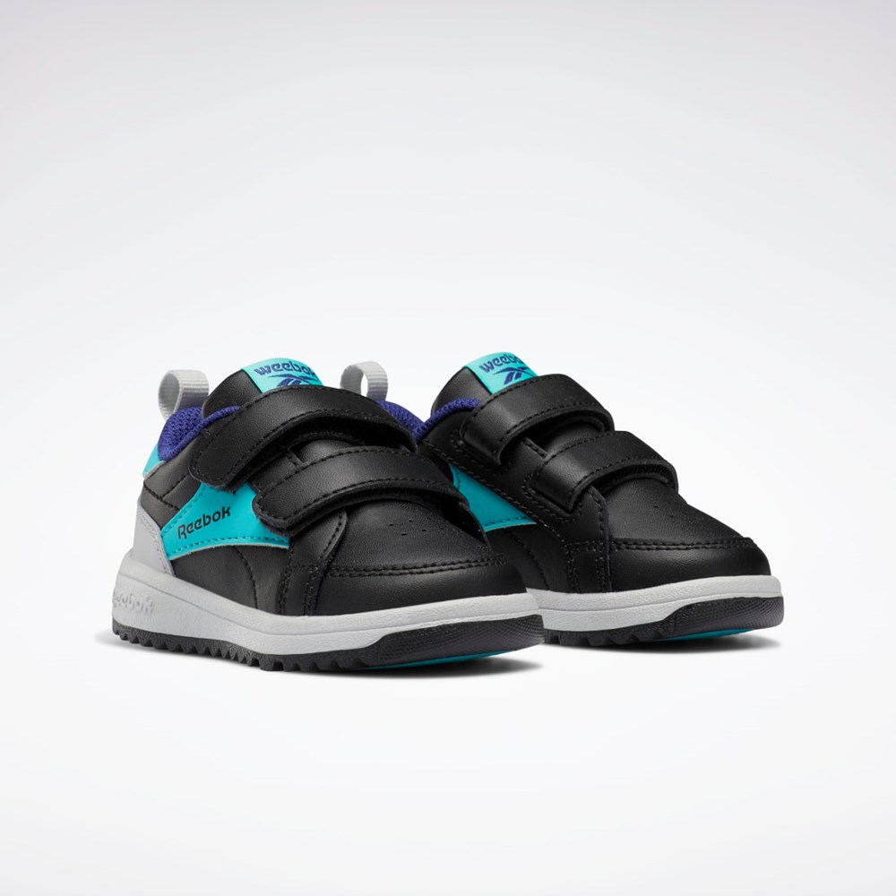 Reebok Weebok Clasp Low Shoes - Toddler Black / Classic Teal / Pure Grey 2 | GV8554