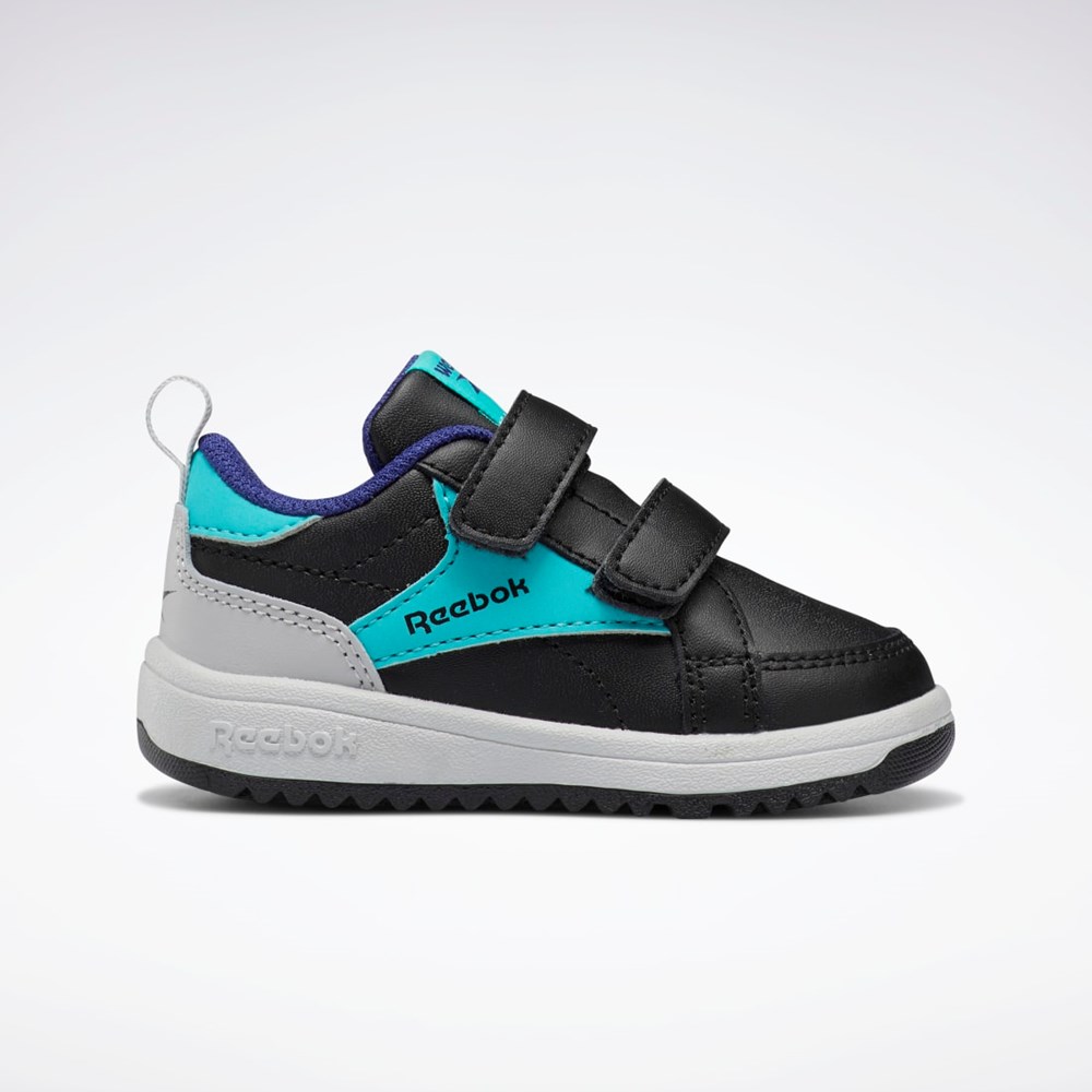 Reebok Weebok Clasp Low Shoes - Toddler Black / Classic Teal / Pure Grey 2 | GV8554