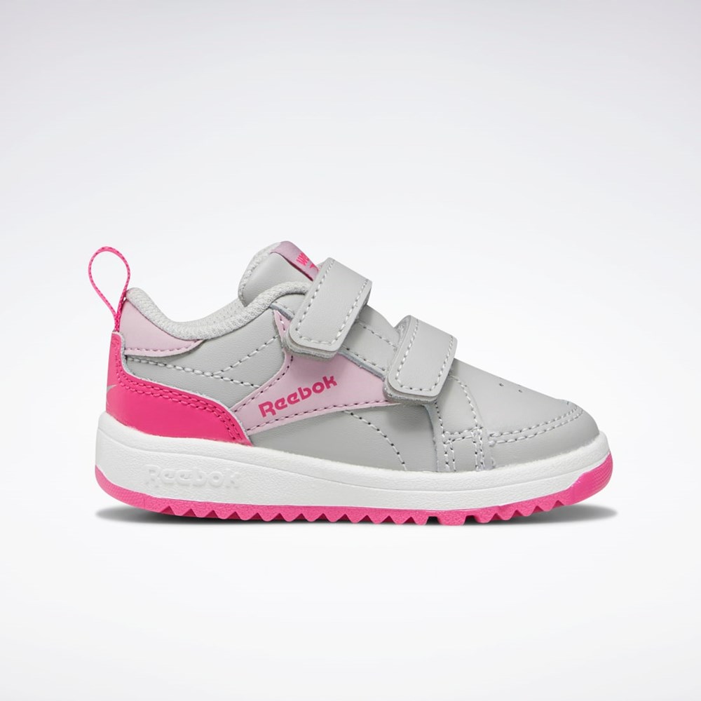 Reebok Weebok Clasp Low Shoes - Toddler Pure Grey 2 / Infused Lilac / Proud Pink | GX9421