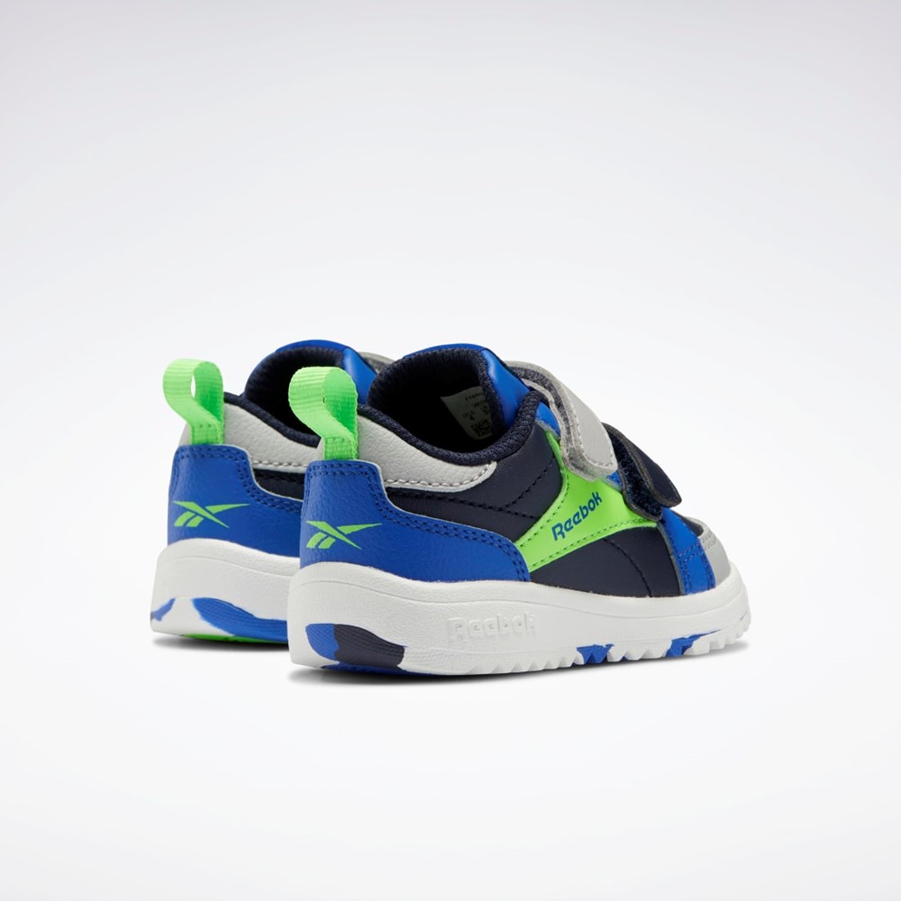 Reebok Weebok Clasp Low Shoes - Toddler Vector Navy / Court Blue / Solar Lime | GZ0872