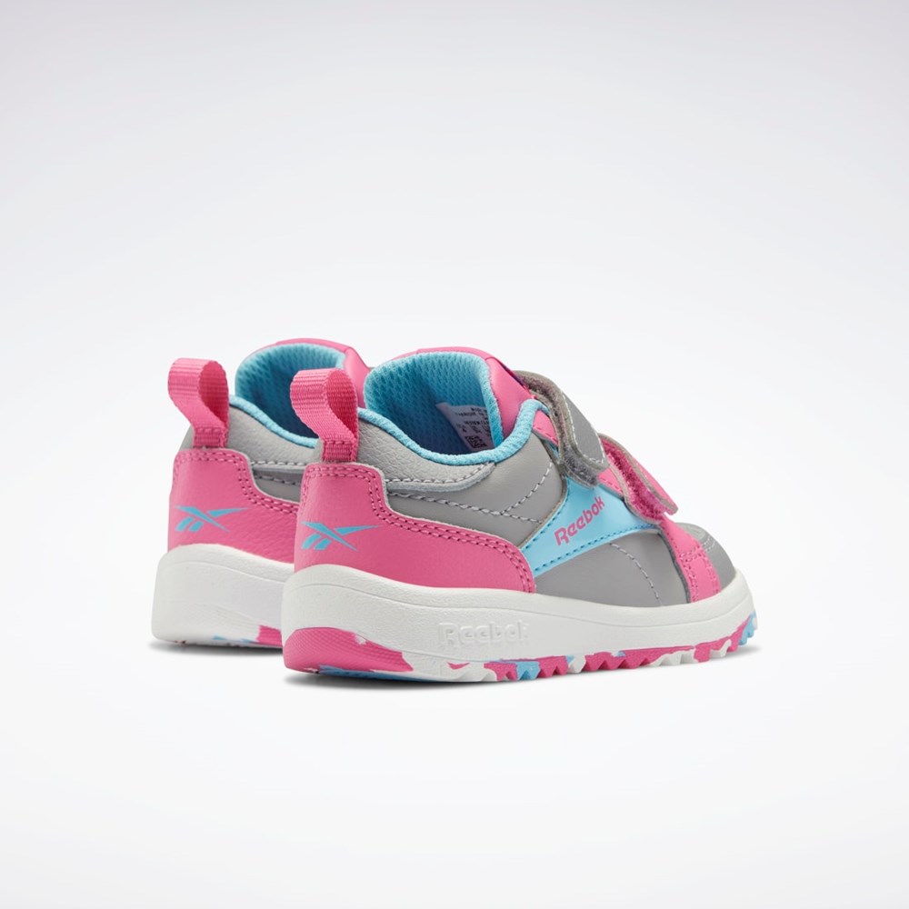 Reebok Weebok Clasp Low Shoes - Toddler Pure Grey 4 / Digital Blue / True Pink | GZ0877