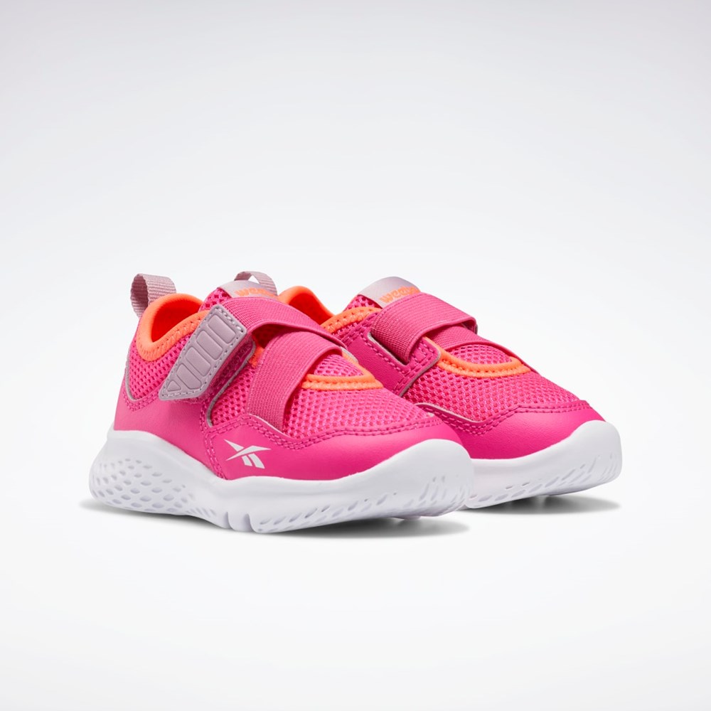 Reebok Weebok Flex Sprint Shoes - Toddler Proud Pink / Ftwr White / Orange Flare | GX9424