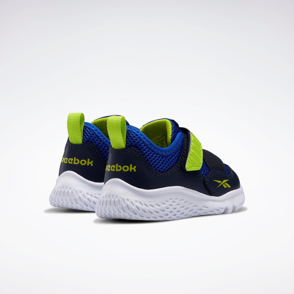 Reebok Weebok Flex Sprint - Toddler Vector Navy / Court Blue / Acid Yellow | GZ0884