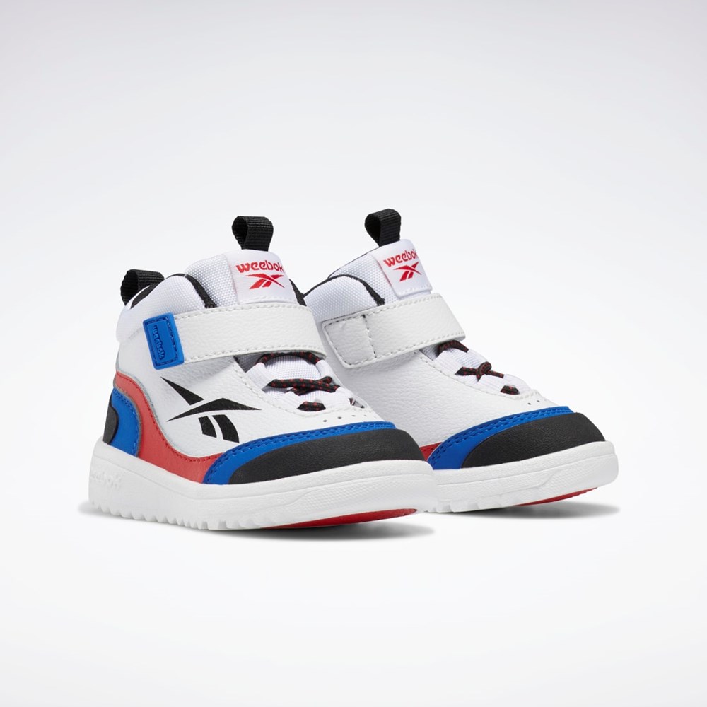 Reebok Weebok Storm X Shoes - Toddler Ftwr White / Vector Blue / Vector Red | GV8547