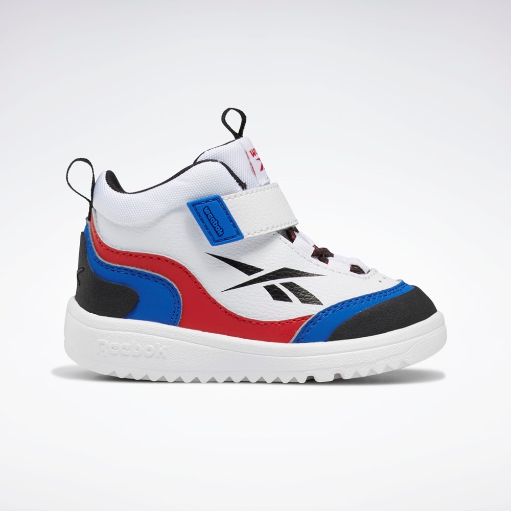 Reebok Weebok Storm X Shoes - Toddler Ftwr White / Vector Blue / Vector Red | GV8547