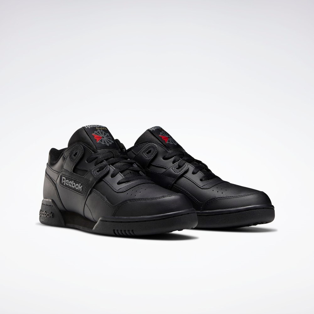 Reebok Workout Plus Shoes Black / Charcoal | 2760