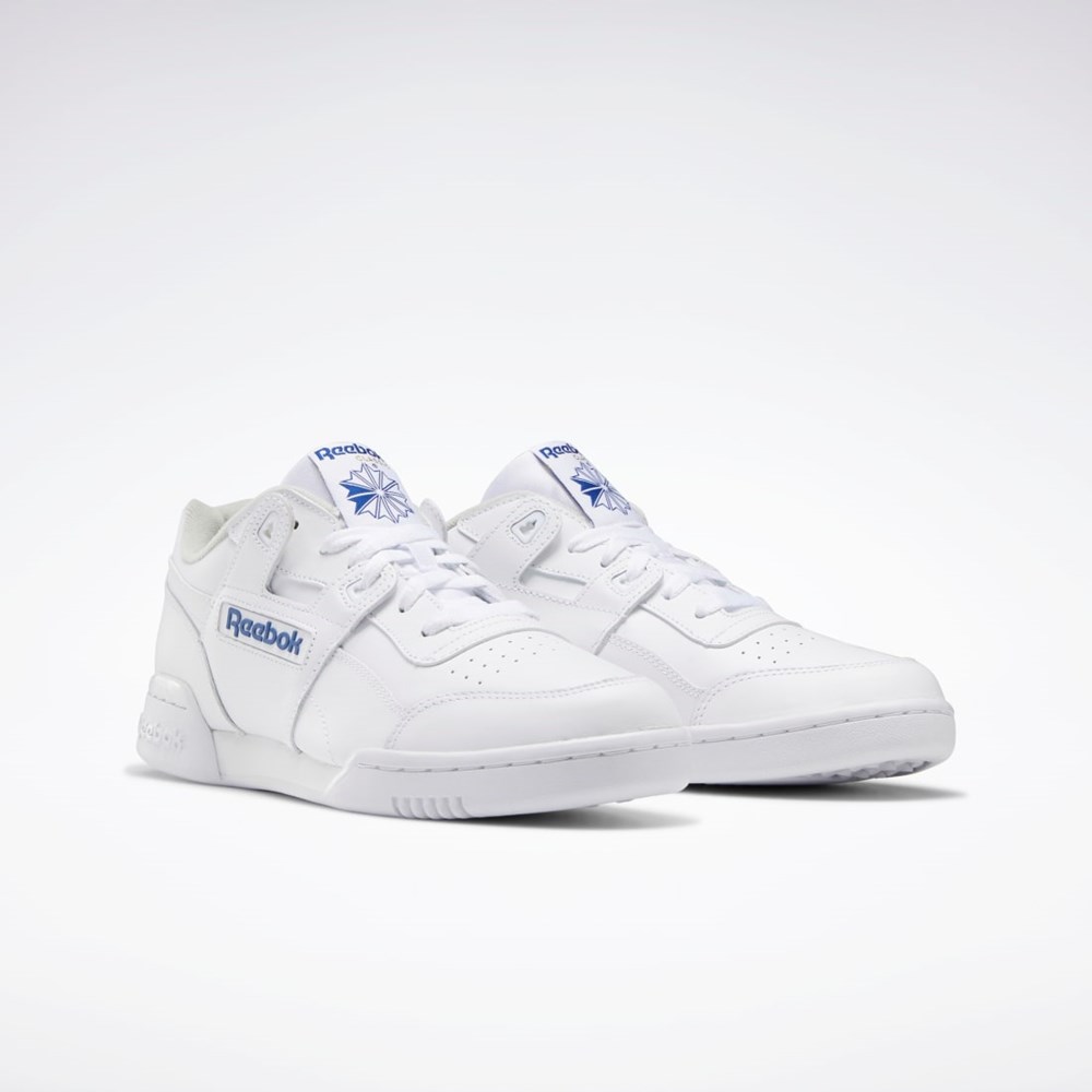 Reebok Workout Plus Shoes White / Royal | 2759