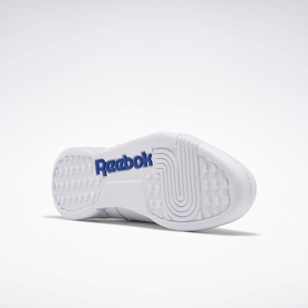 Reebok Workout Plus Shoes White / Royal | 2759