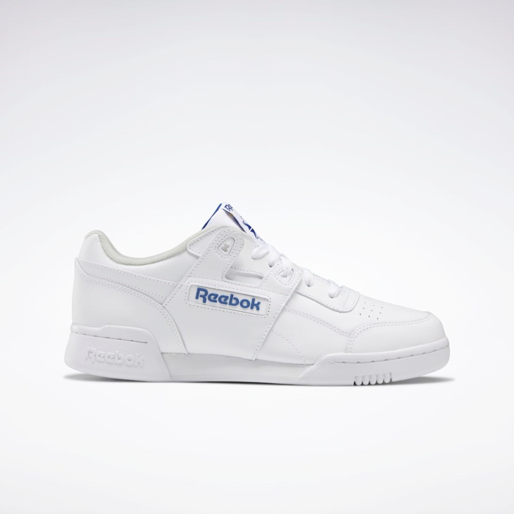 Reebok Workout Plus Shoes White / Royal | 2759