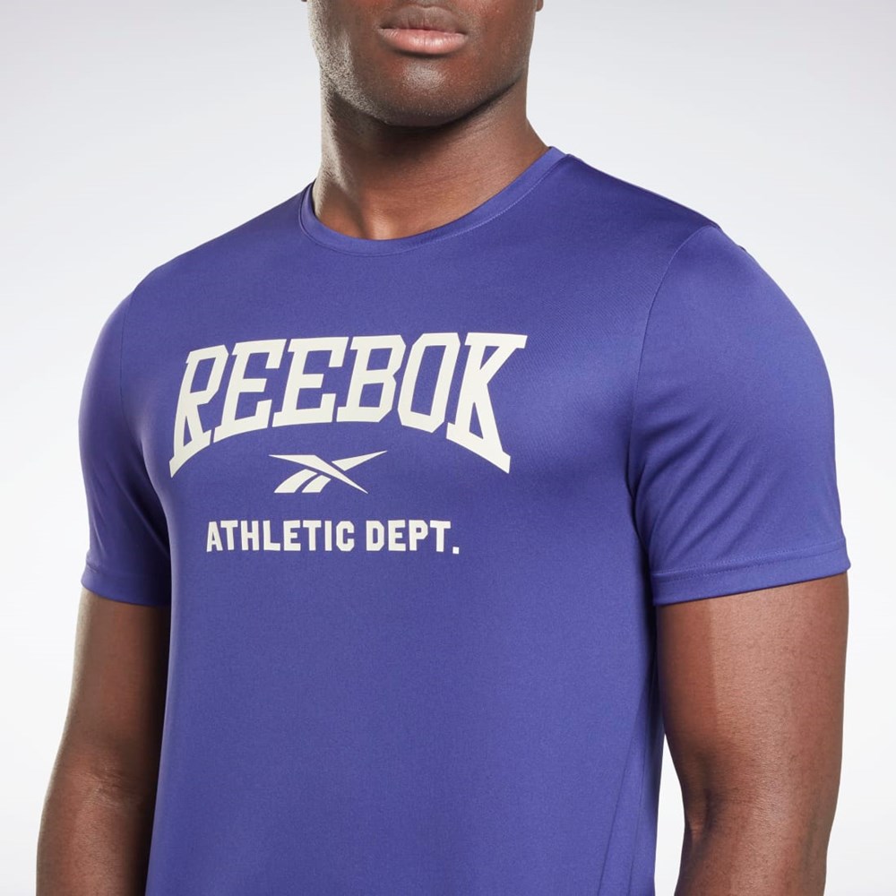 Reebok Workout Ready Graphic T-Shirt Bold Purple | HL2006