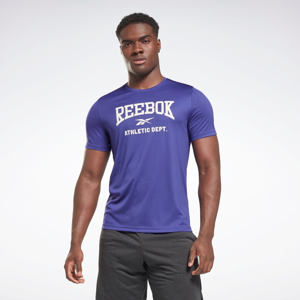 Reebok Workout Ready Graphic T-Shirt Bold Purple | HL2006