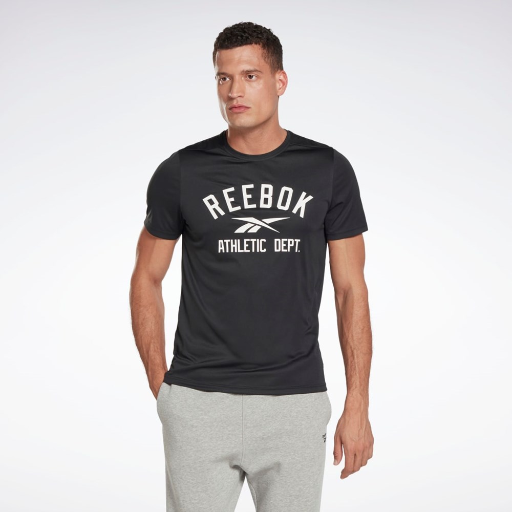 Reebok Workout Ready Graphic T-Shirt Night Black | HA1082