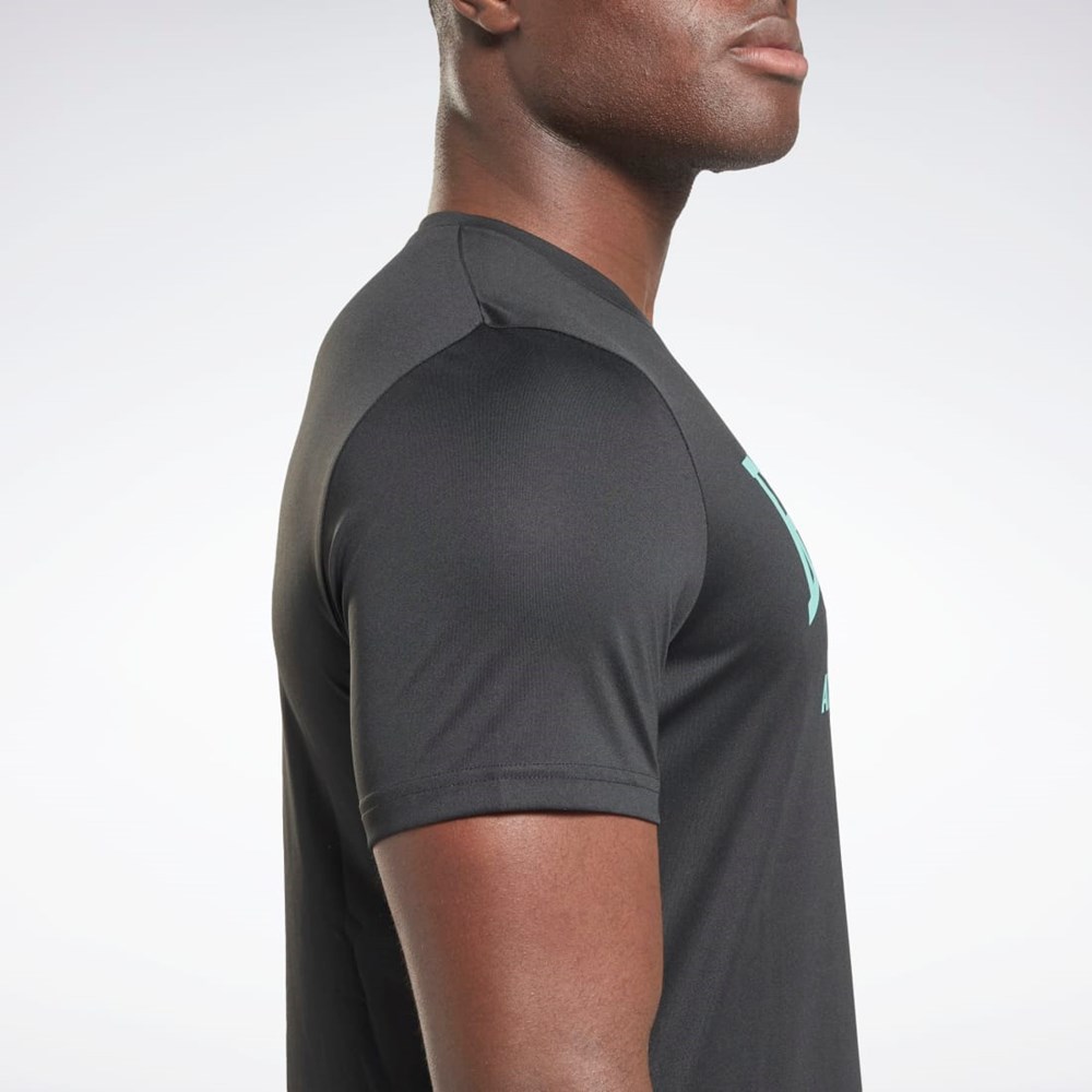 Reebok Workout Ready Graphic T-Shirt Night Black | HI3911