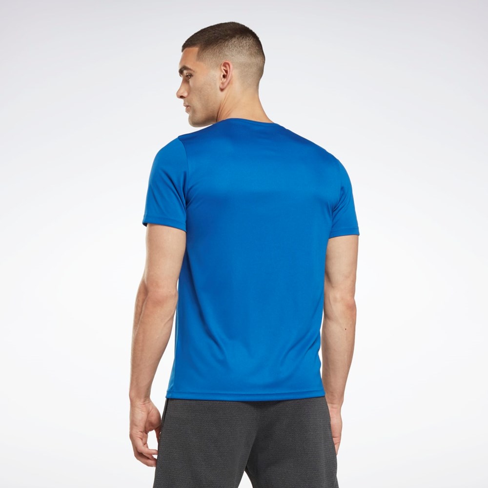 Reebok Workout Ready Graphic T-Shirt Vector Blue | HN1828