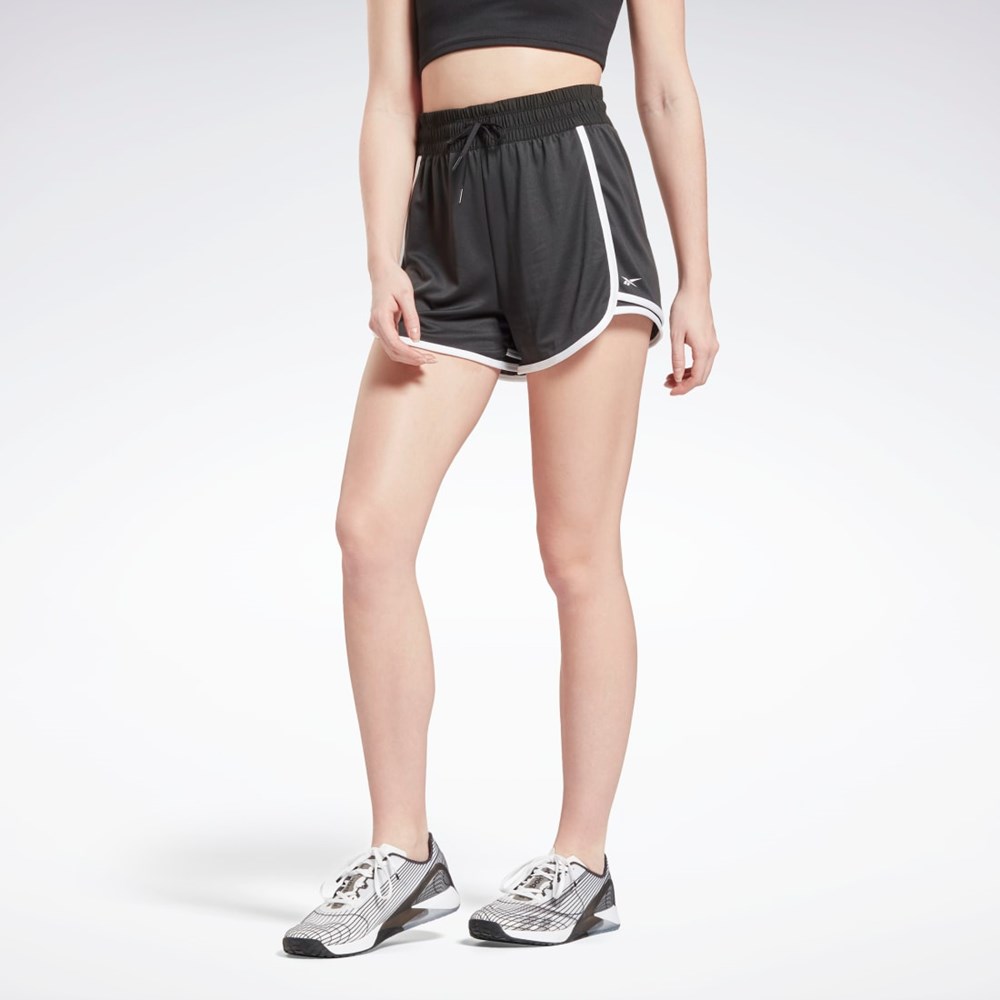 Reebok Workout Ready High-Rise Shorts Night Black | GV3258