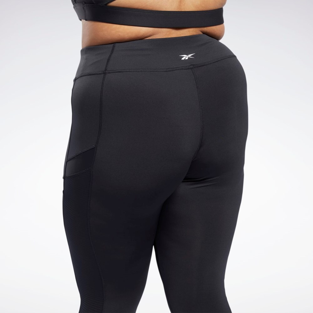 Reebok Workout Ready Mesh Leggings Black | FU2348