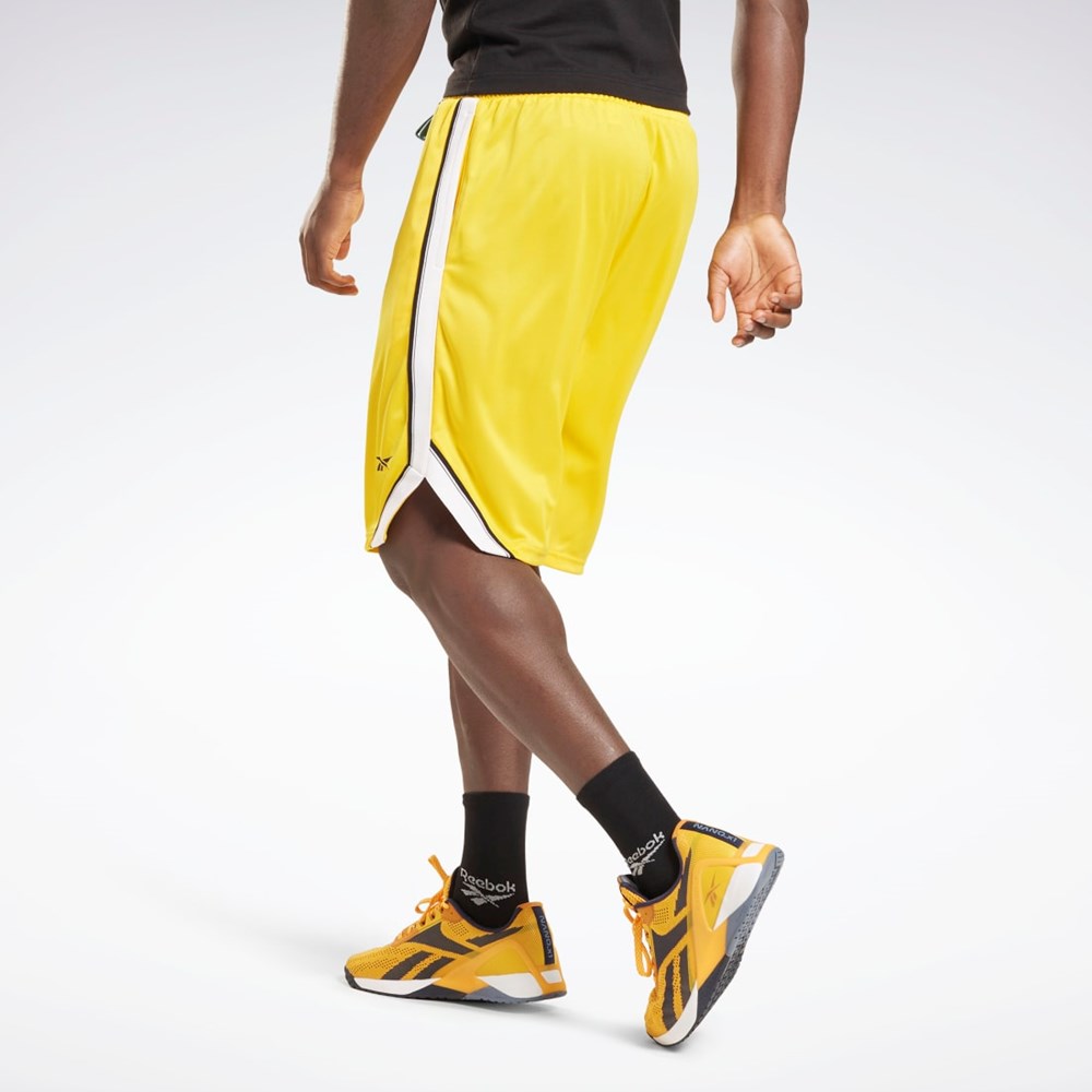 Reebok Workout Ready Mesh Shorts Always Yellow | HA1081