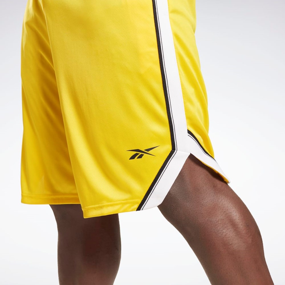 Reebok Workout Ready Mesh Shorts Always Yellow | HA1081