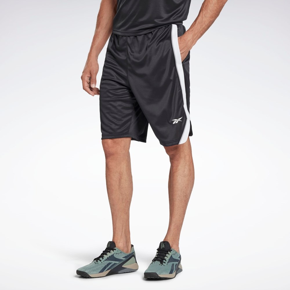 Reebok Workout Ready Mesh Shorts Night Black | HA9004