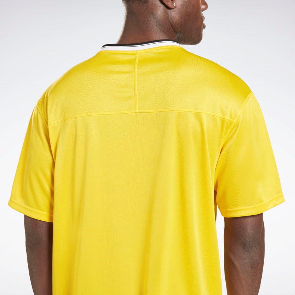 Reebok Workout Ready Mesh T-Shirt Always Yellow | HA9020