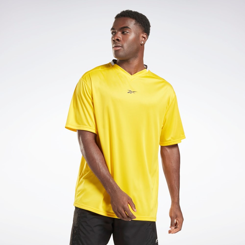 Reebok Workout Ready Mesh T-Shirt Always Yellow | HA9020