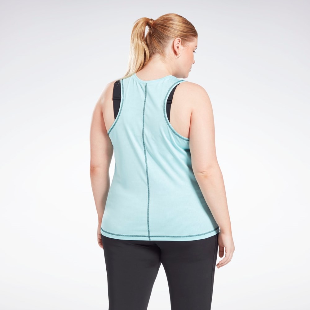 Reebok Workout Ready Mesh Tank Top (Plus Size) Digital Glow | GM4716