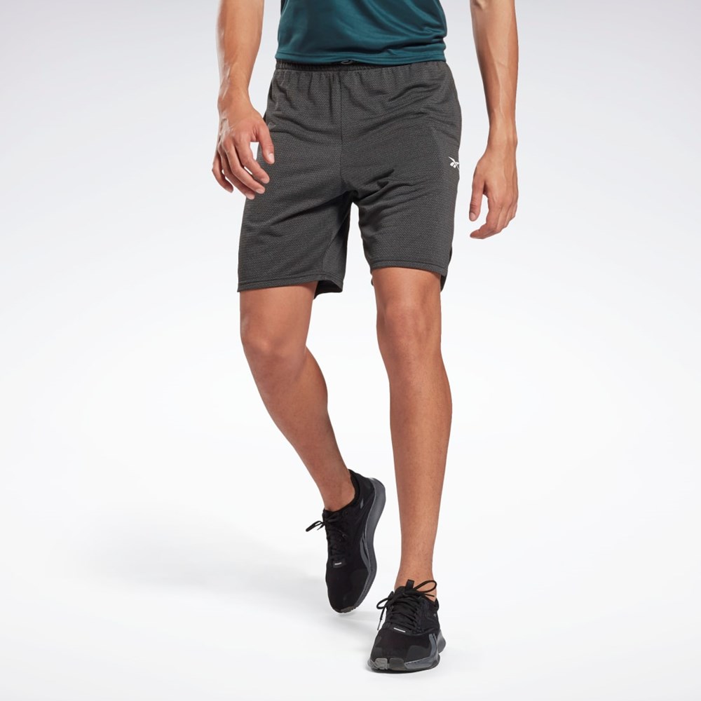 Reebok Workout Ready Mélange Shorts Black | GJ0911