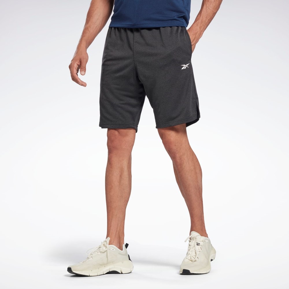 Reebok Workout Ready Mélange Shorts Night Black | H46638