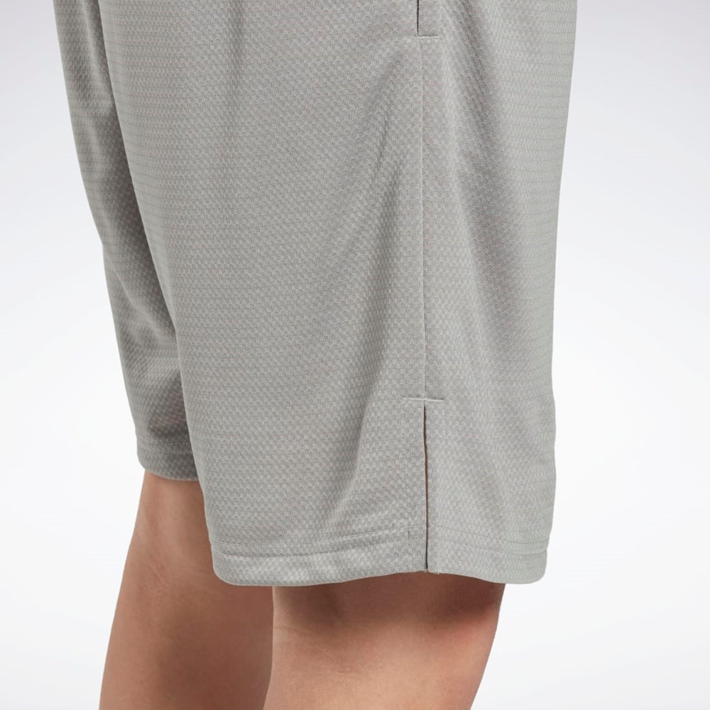 Reebok Workout Ready Mélange Shorts Pure Grey 3 | HI0685