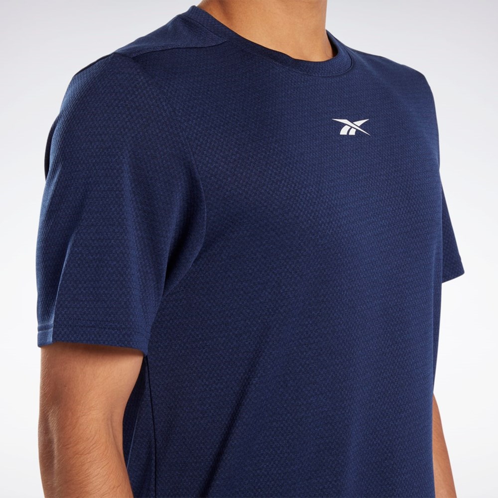 Reebok Workout Ready Mélange T-Shirt Batik Blue | HG0676