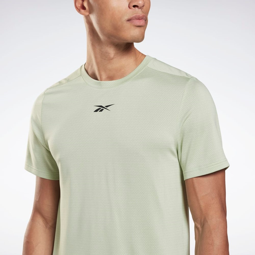 Reebok Workout Ready Mélange T-Shirt Light Sage | HG0675