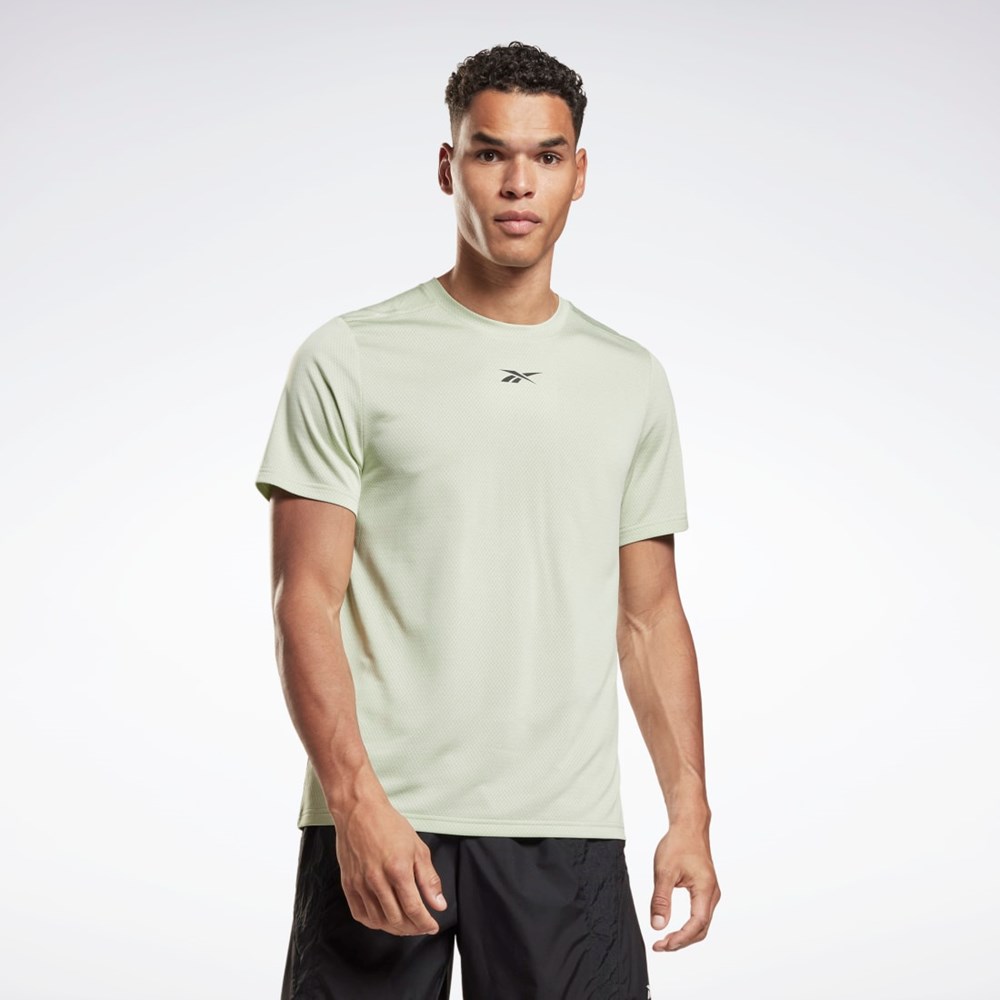 Reebok Workout Ready Mélange T-Shirt Light Sage | HG0675