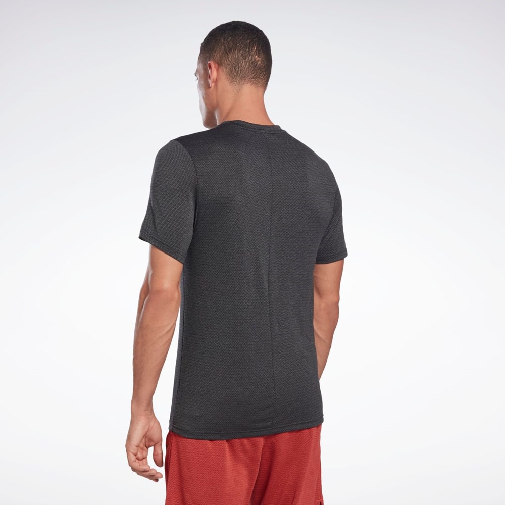 Reebok Workout Ready Mélange T-Shirt Night Black | H46641