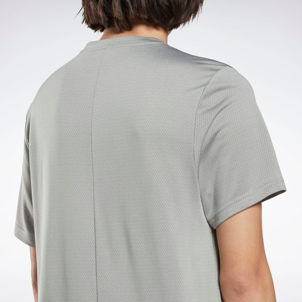 Reebok Workout Ready Mélange T-Shirt Pure Grey 3 | HI0682