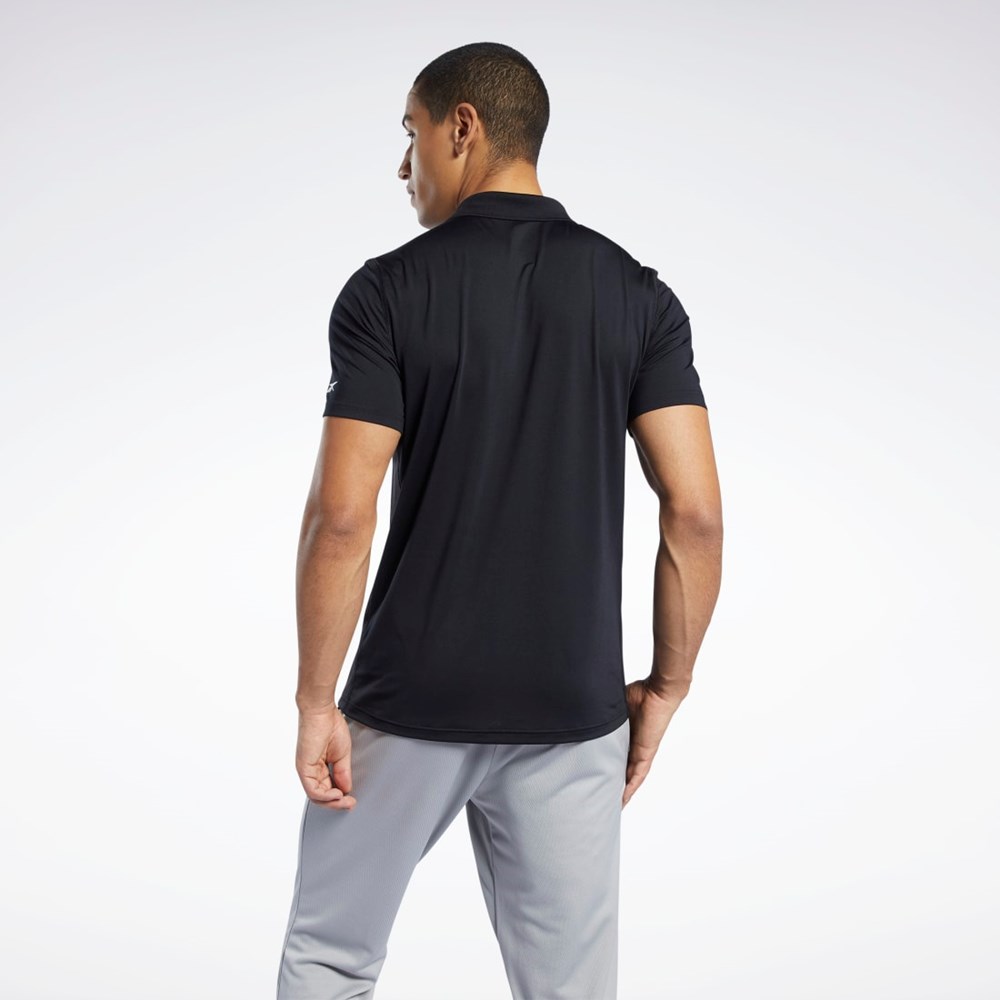 Reebok Workout Ready Polo Shirt Black | FP9115